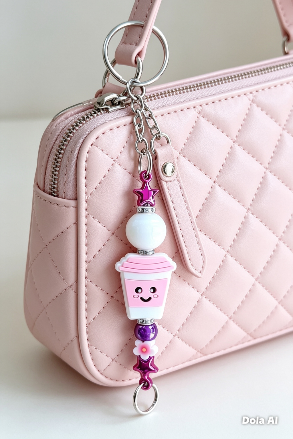 Kawaii Coffee Cup Keychain / Bag Charm