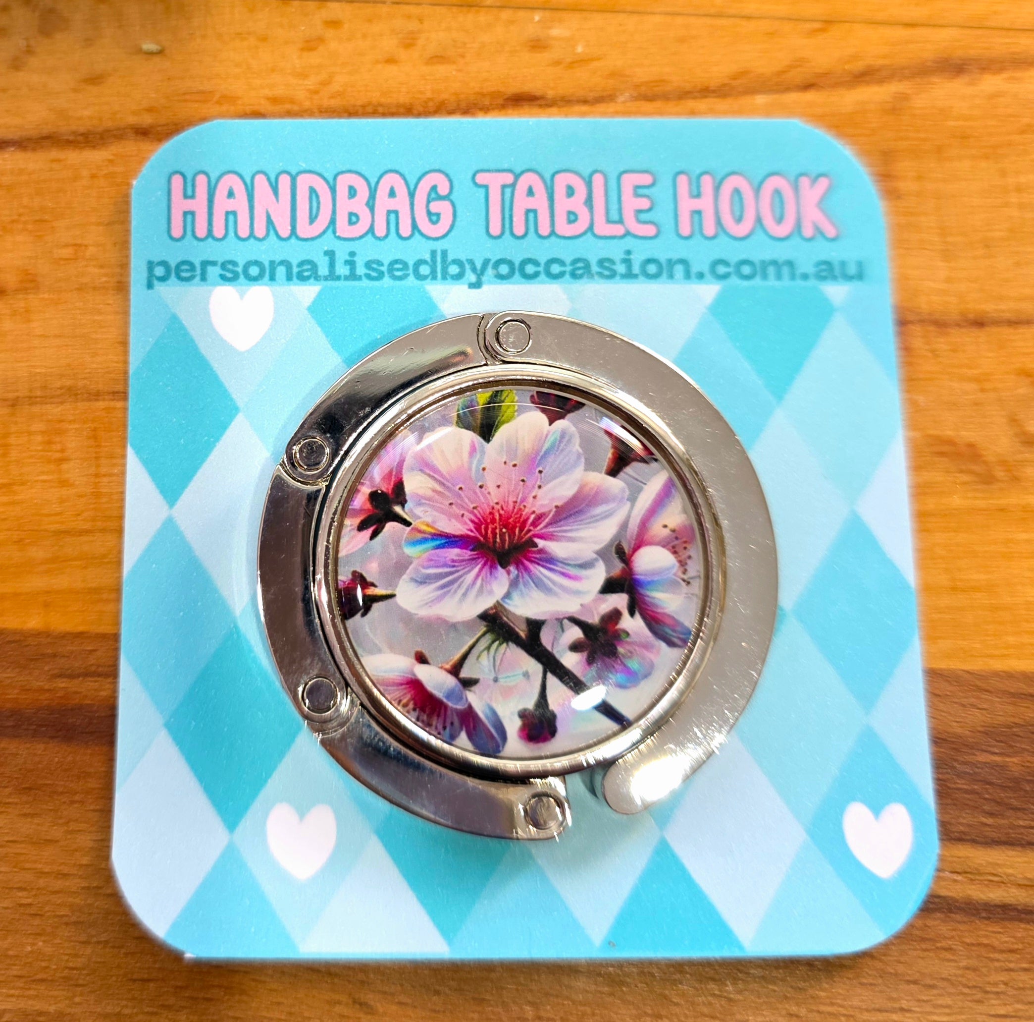 Handbag Table Hook – Choose Your Design