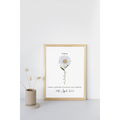 Custom Birth Flower Digital Print