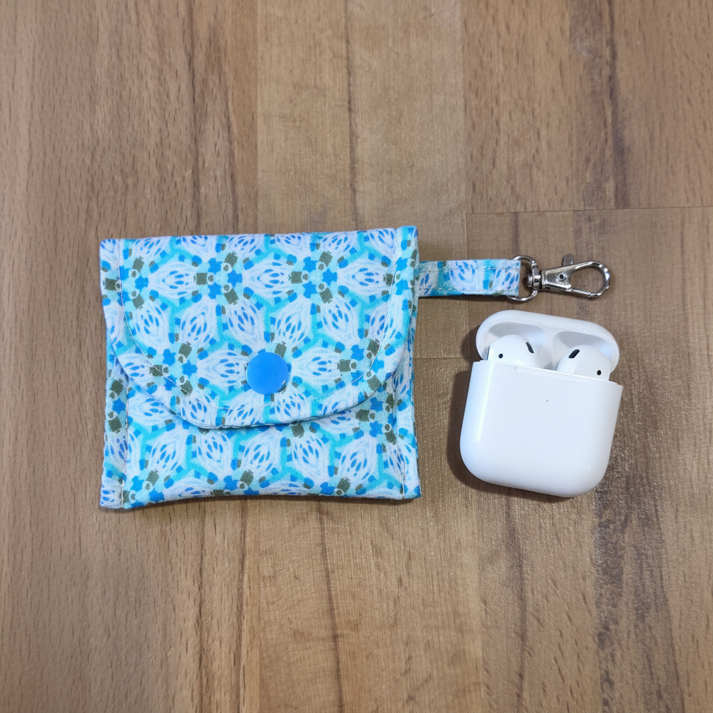 Blue Floral Pouch Lifestyle