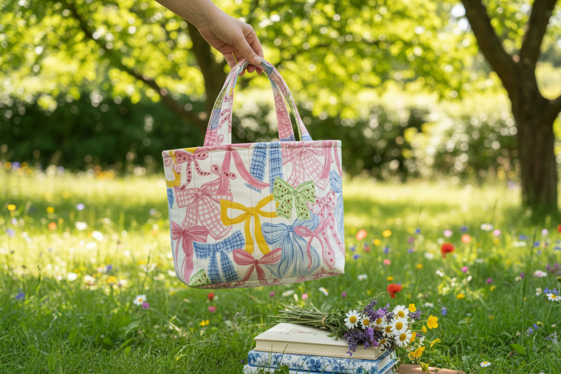 Bow Tote Bag - Garden Lifestyle