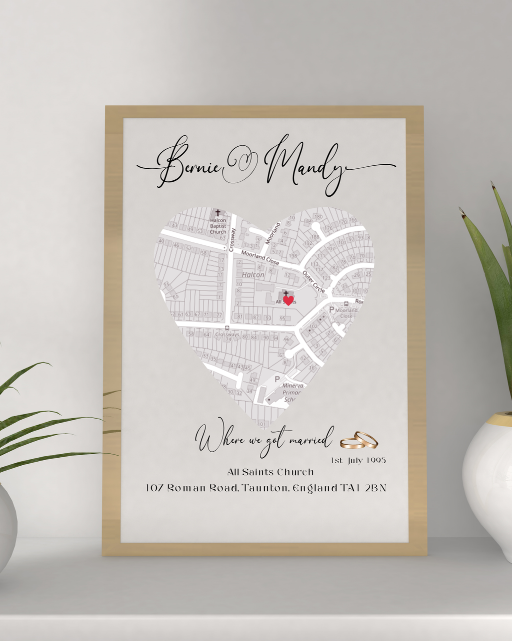 Personalised Location Map Print
