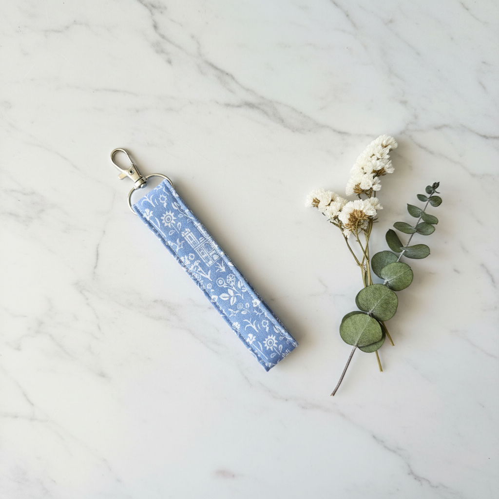 Flat Lay Key Fob Product Photo