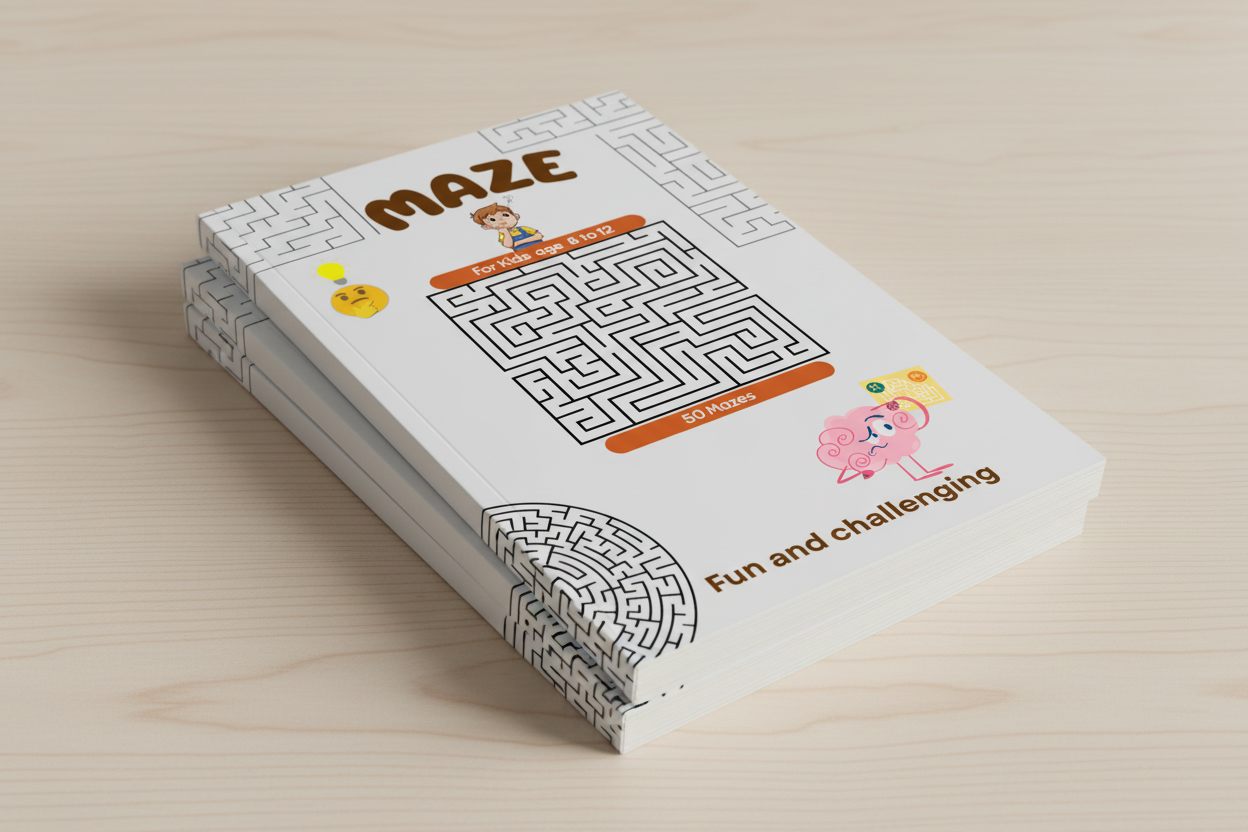 Maze Book Stack