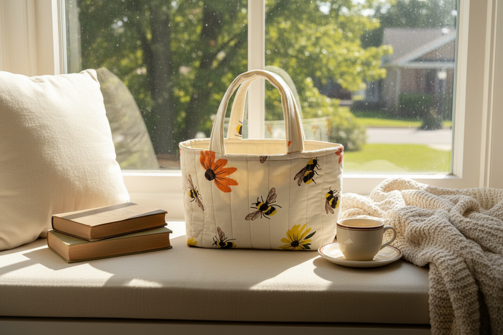 Mini Tote Bag - Reading Nook Lifestyle