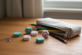 Paw Erasers Natural Desk Scene