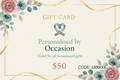 Personalised by Occasion Gift Card with Logo
