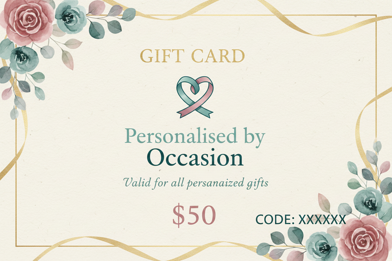 Personalised by Occasion Gift Card with Logo
