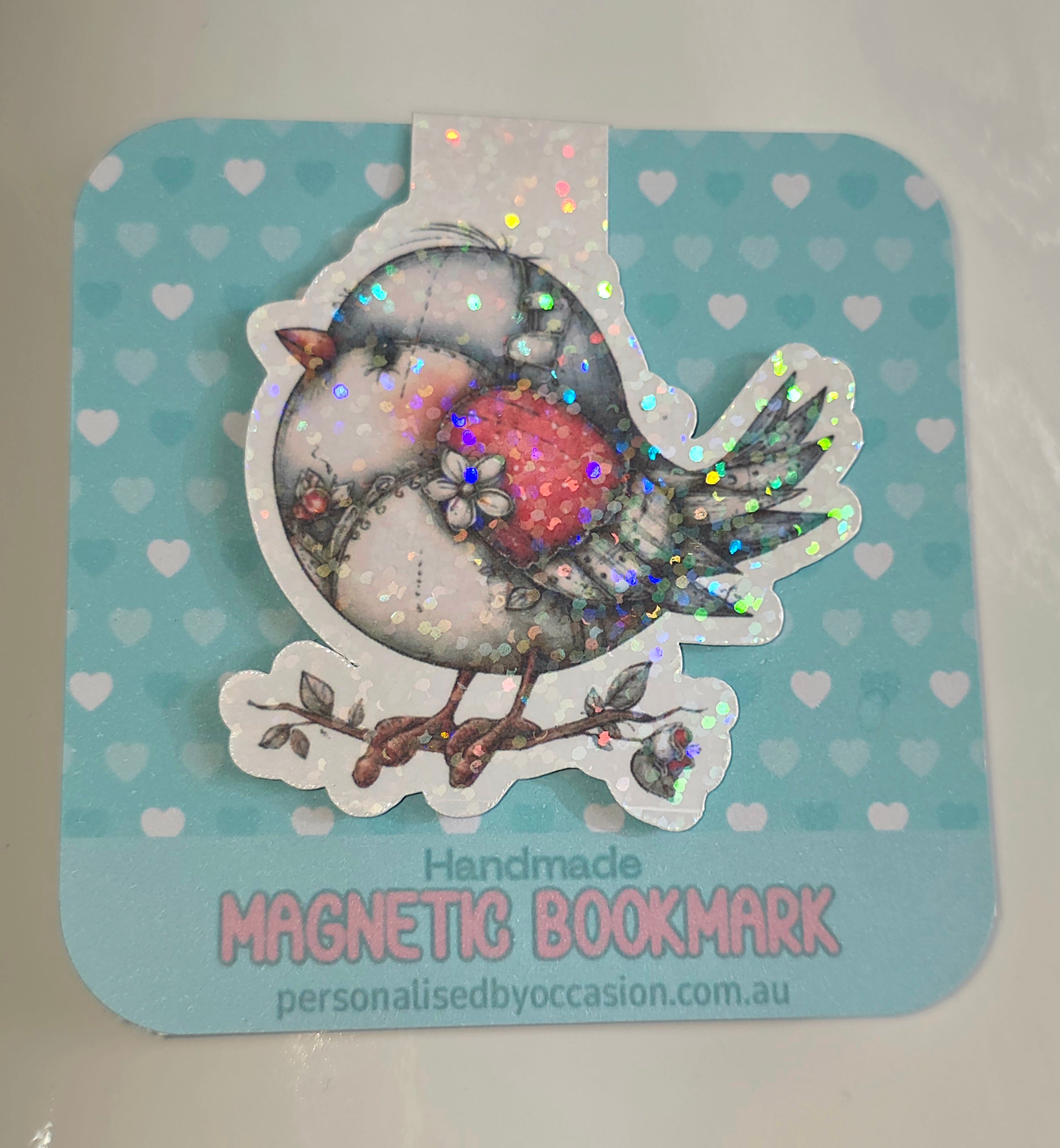 Handmade Magnetic Bookmarks — Whimsical Nature Collection