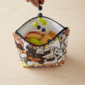 Snacks going into the snack bag