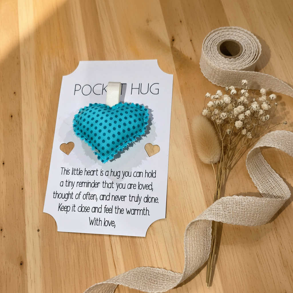 Teal Pocket Hug lifestyle