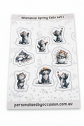 Whimsical Spring Cats