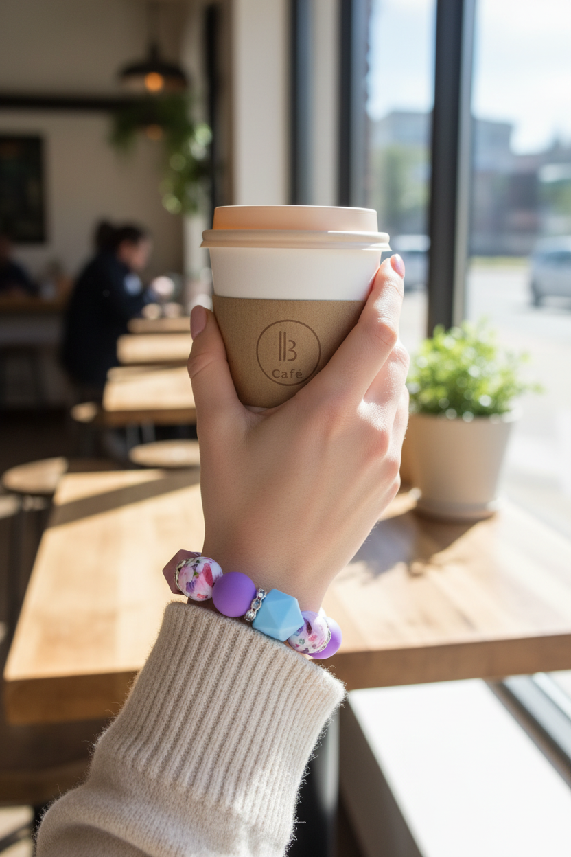Wristlet with Coffee
